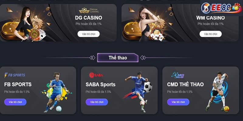 Casino EE88 thường xuyên ra nhiều chương trình khuyến mãi hấp dẫn